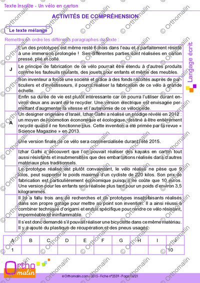 Page 16 de la fiche