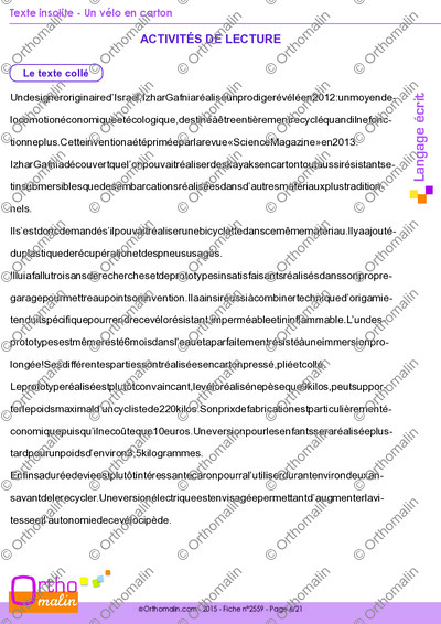 Page 6 de la fiche