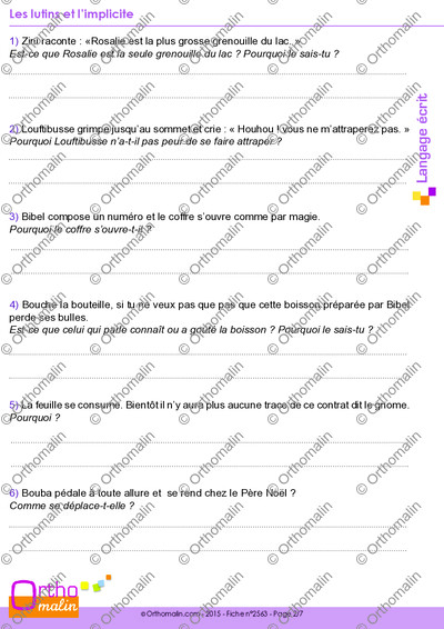 Page 2 de la fiche