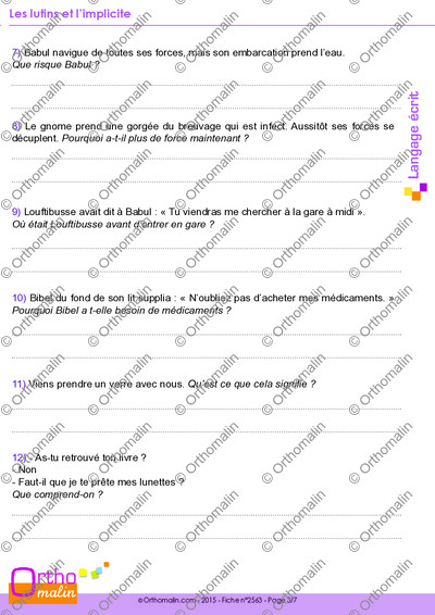 Page 3 de la fiche