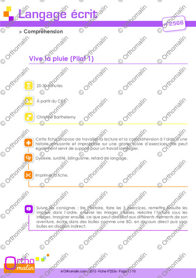 Page 1 de la fiche