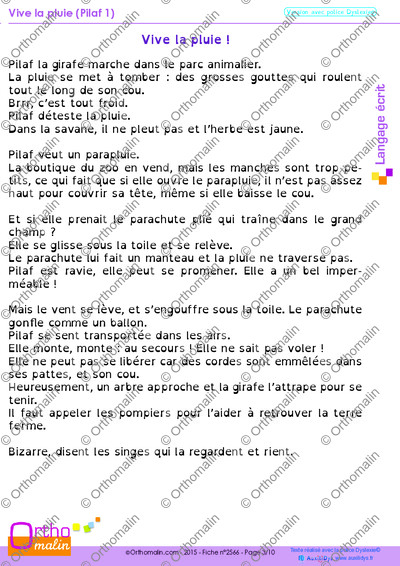 Page 3 de la fiche