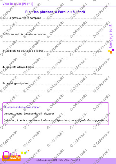 Page 6 de la fiche