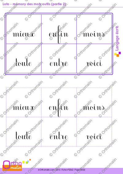 Page 20 de la fiche
