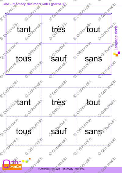 Page 3 de la fiche