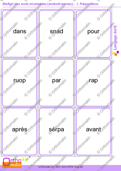 Page 2 de la fiche