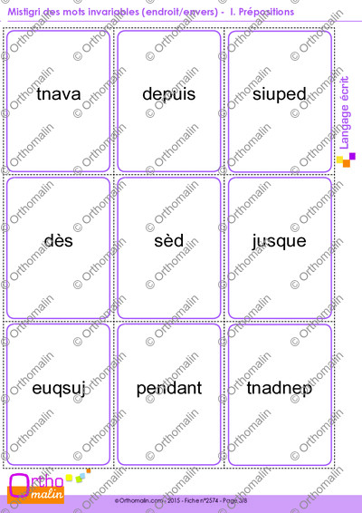 Page 3 de la fiche