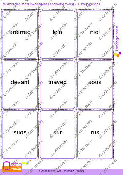 Page 5 de la fiche