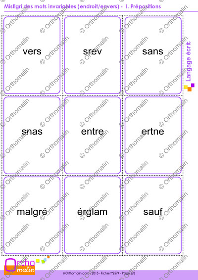 Page 6 de la fiche