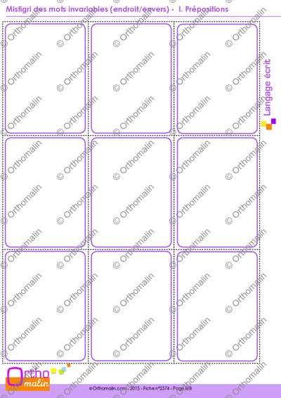 Page 8 de la fiche