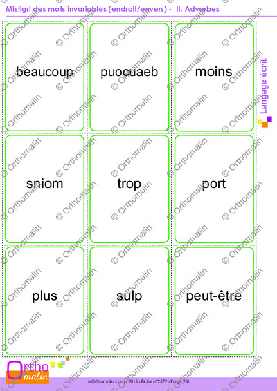 Page 2 de la fiche