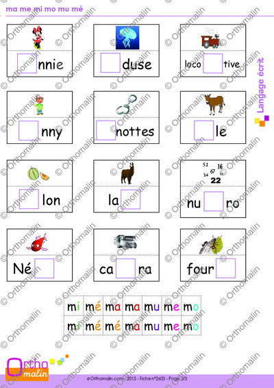 Page 3 de la fiche