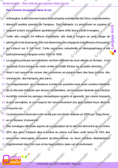 Page 2 de la fiche