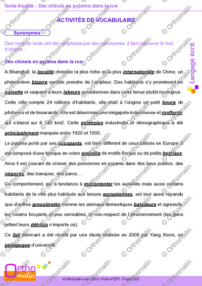 Page 13 de la fiche