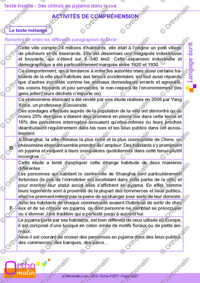 Page 16 de la fiche