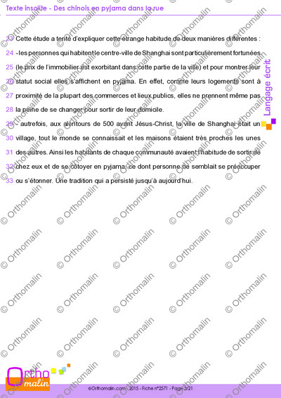 Page 3 de la fiche