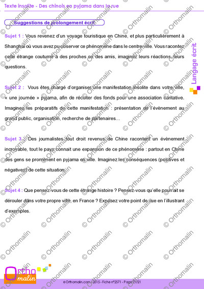 Page 21 de la fiche