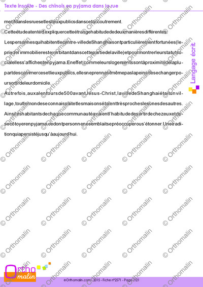 Page 7 de la fiche
