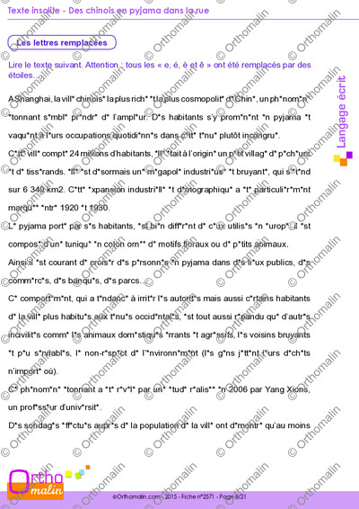 Page 8 de la fiche