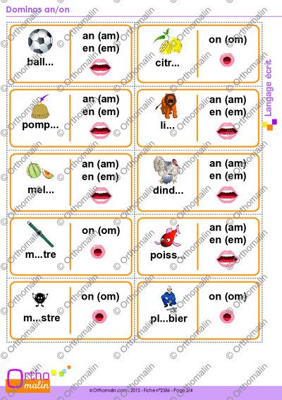 Page 2 de la fiche