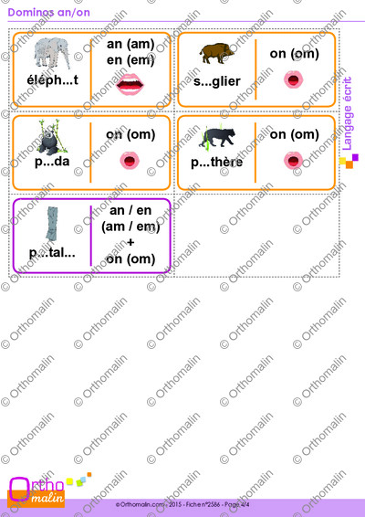 Page 4 de la fiche