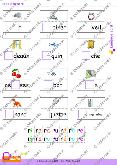 Page 2 de la fiche