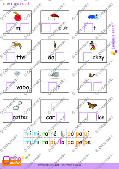 Page 2 de la fiche