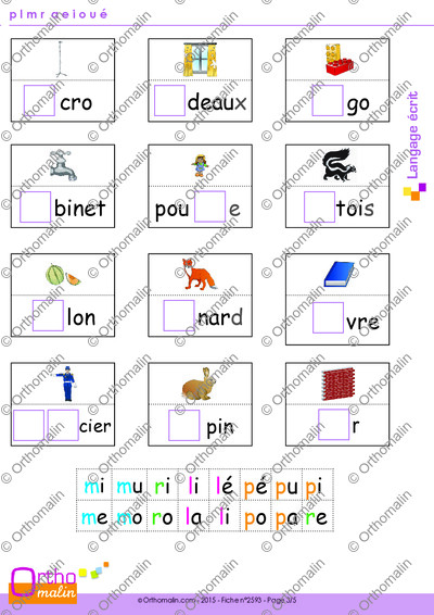 Page 3 de la fiche