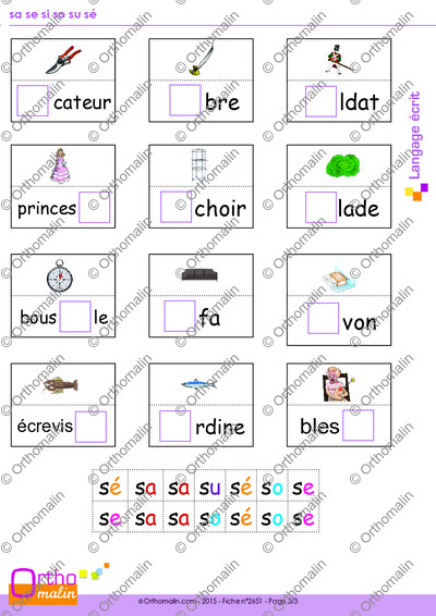 Page 3 de la fiche