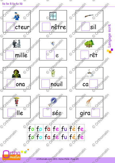 Page 2 de la fiche