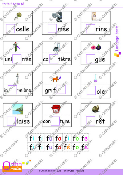 Page 3 de la fiche