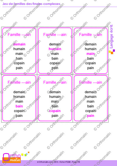Page 7 de la fiche