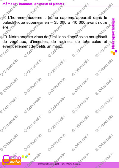 Page 3 de la fiche