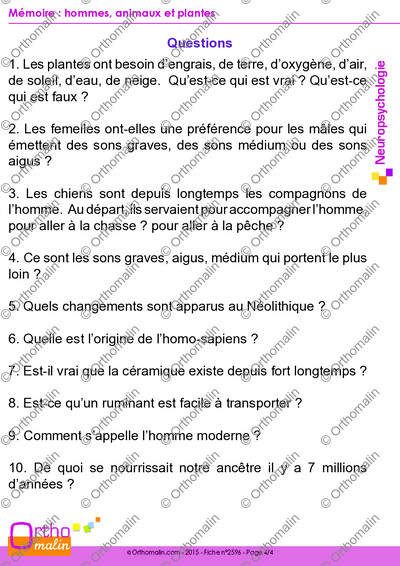 Page 4 de la fiche