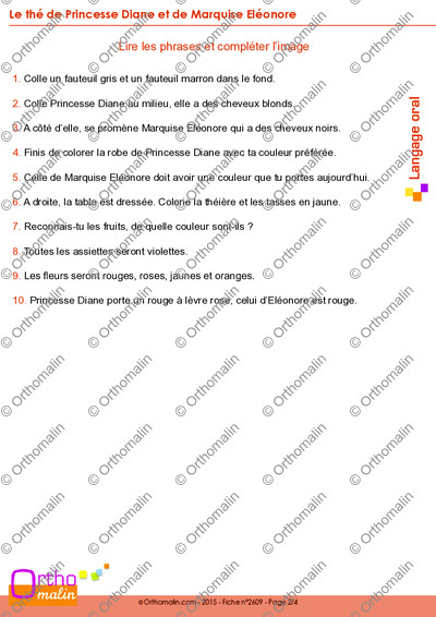 Page 2 de la fiche