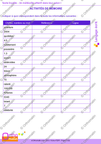 Page 11 de la fiche