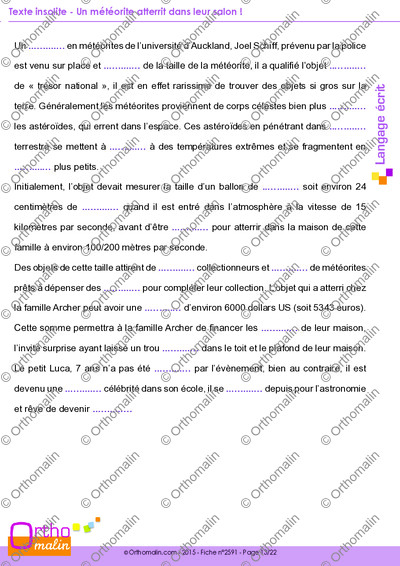 Page 13 de la fiche