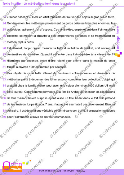 Page 3 de la fiche