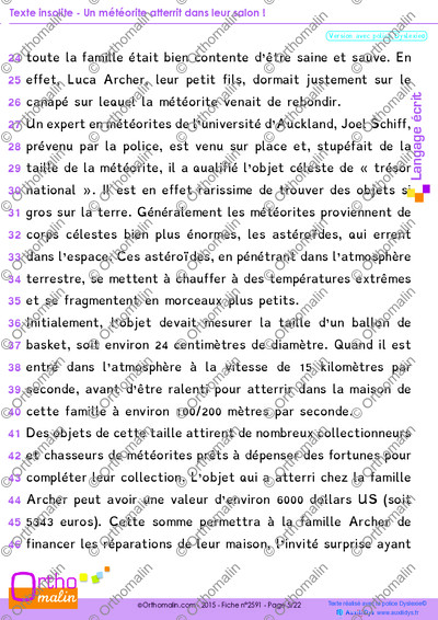 Page 5 de la fiche