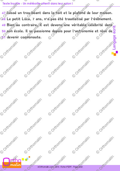 Page 6 de la fiche