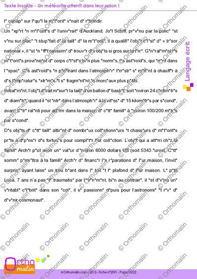 Page 10 de la fiche