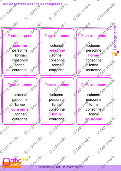 Page 7 de la fiche
