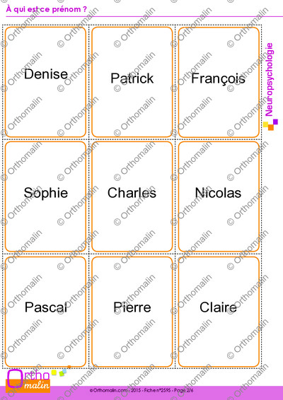 Page 2 de la fiche