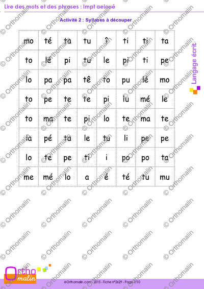 Page 7 de la fiche