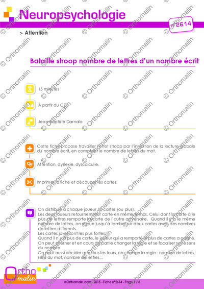 Page 1 de la fiche