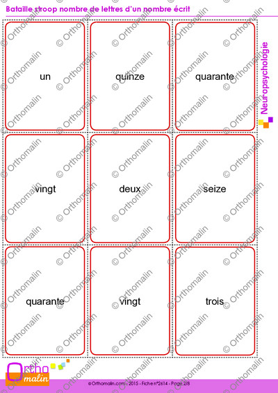 Page 2 de la fiche
