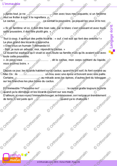 Page 3 de la fiche