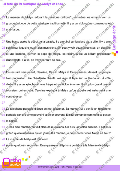 Page 3 de la fiche