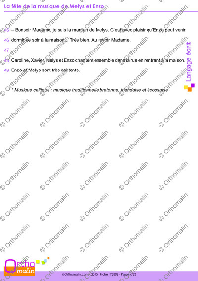 Page 4 de la fiche