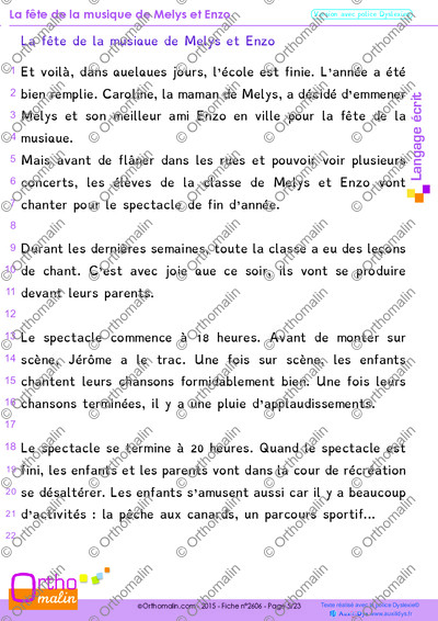 Page 5 de la fiche